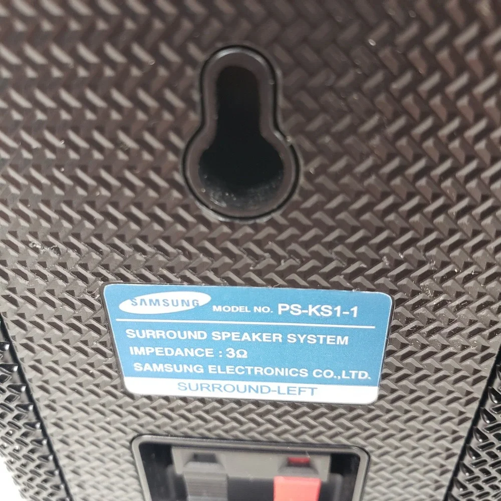 Samsung PS-KS1-1 Surround Speakers Black Left Right Wired Home Theater Pair